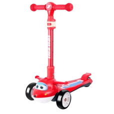 Детский самокат из пластика Super Wings Red EL-2073