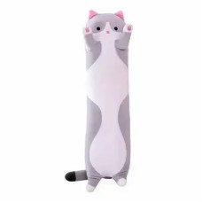 Мягкая игрушка кот-обнимашка 50 см EL-2117 GREY
